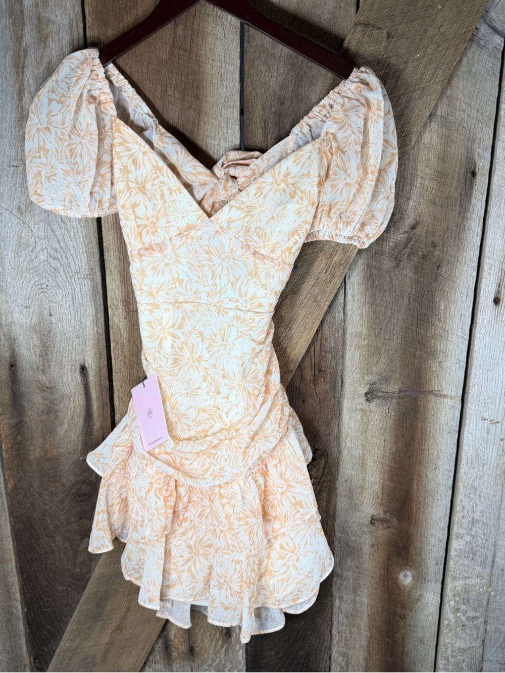 Hello Molly Cute Gaze Dress -Orange Size 2